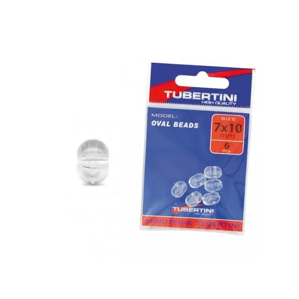 Offre Du Jour PERLES OVALES POUR CONFECTION POTENCE FEEDER - 3X5 MM - TUBERTINI