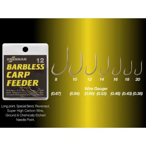 HAMECON A PALETTE SANS ARDILLON « BARBLESS CARP FEEDER » – DRENNAN Top Vente
