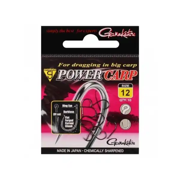 HAMECON A OEILLET SANS ARDILLON « POWER CARP RING EYE BL NSB » – GAMAKATSU Bon Marché