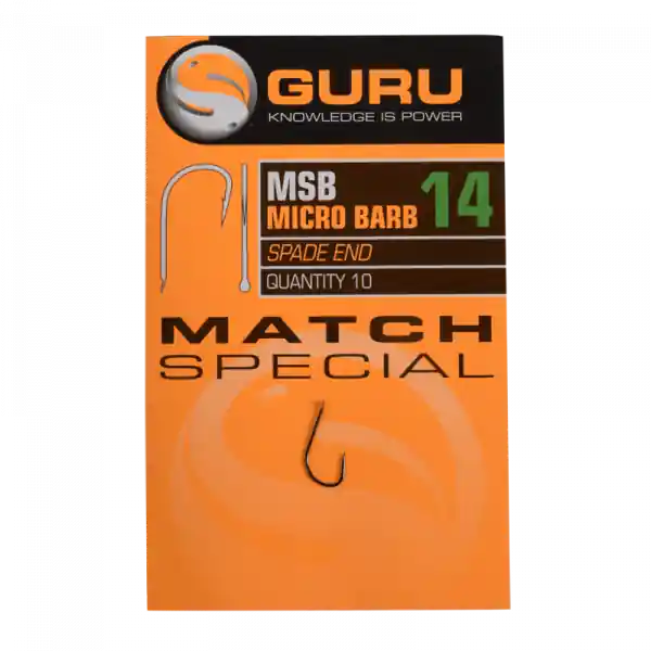 Vente Flash HAMECON A PALETTE AVEC ARDILLON "MSB MICRO BARB SPADE END - MATCH SPECIAL" - GURU