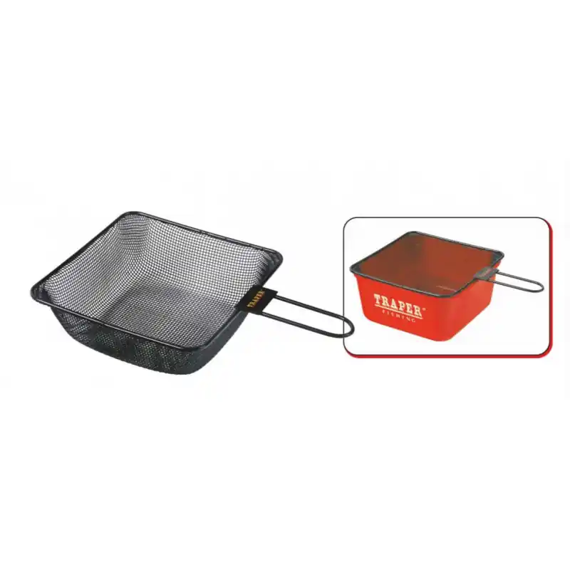 Dernier Modèle BOITE A ESCHES AVEC PASSOIRE METALIQUE 1 MM – TRAPER