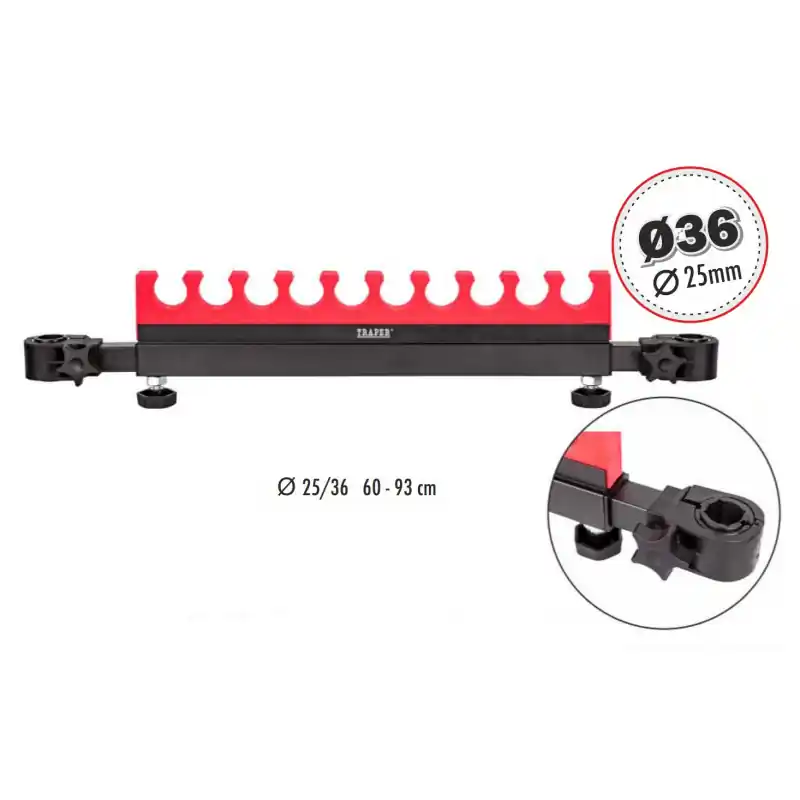 Commander Maintenant SUPPORT REGLABLE DE CANNES/KITS "GST 10 U ADJUSTED SUPPORT" - TRAPER