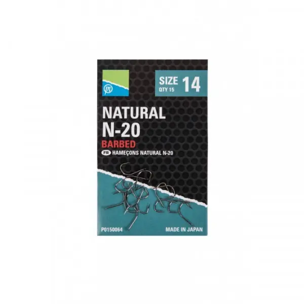 Hameçons Natural N-20 Preston Marque
