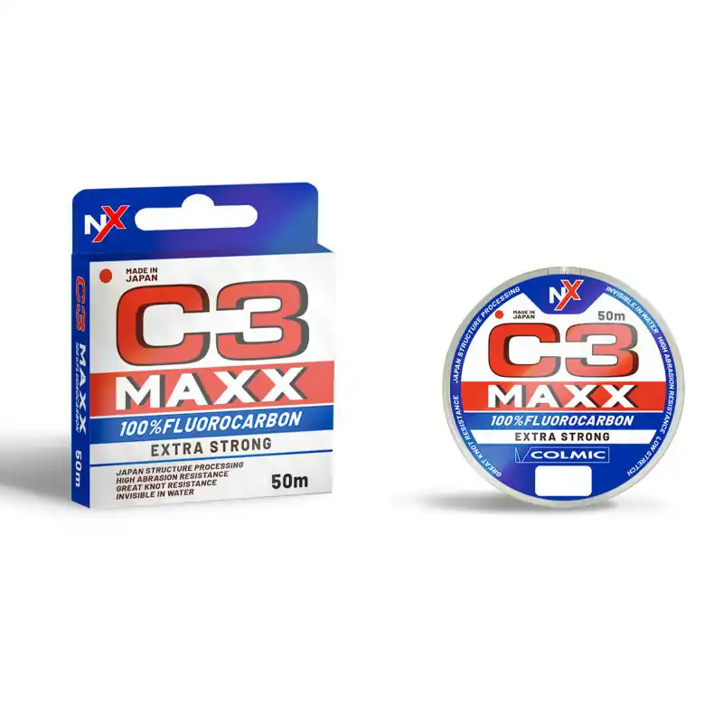 FIL FLUOROCARBON « C3 MAXX » – 50 M – COLMIC Promotion Saisonnière