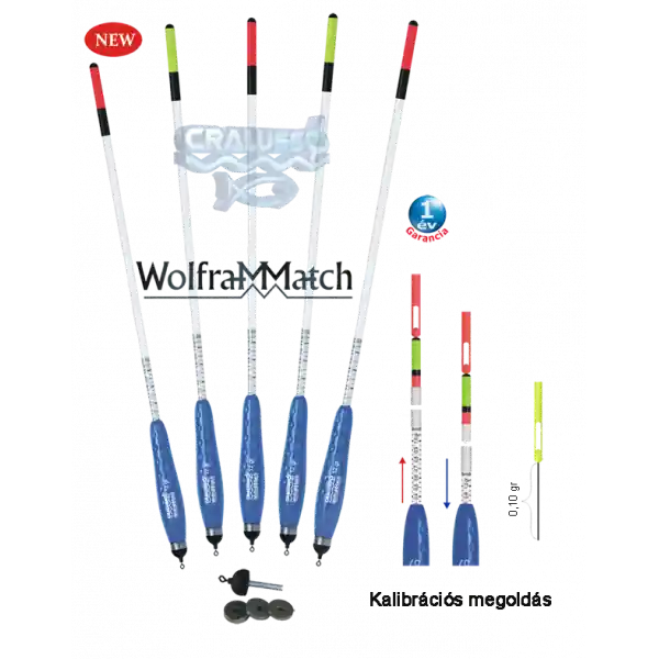 Populaire FLOTTEUR ANGLAIS WAGGLER "WOLFRAM MATCH" - CRALUSSO