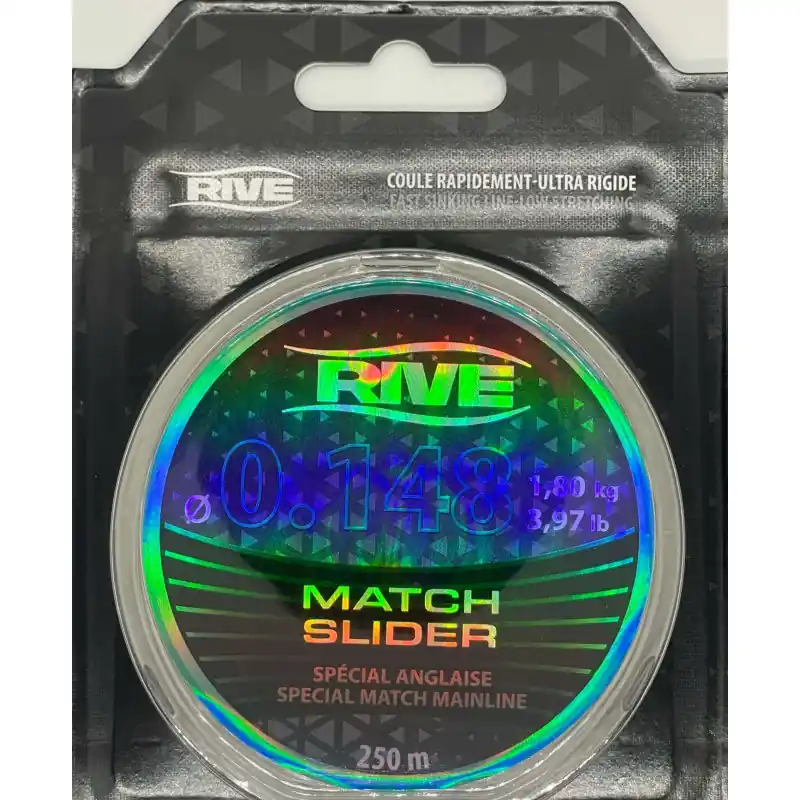 Must-Have FIL SPECIAL PECHE A L‘ANGLAISE « MATCH SLIDER » – 250 M – RIVE
