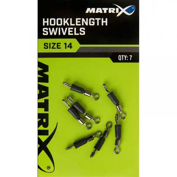 ACCROCHE BAS DE LIGNE "HOOKLENGTH SWIVELS" - MATRIX Prix Cassé