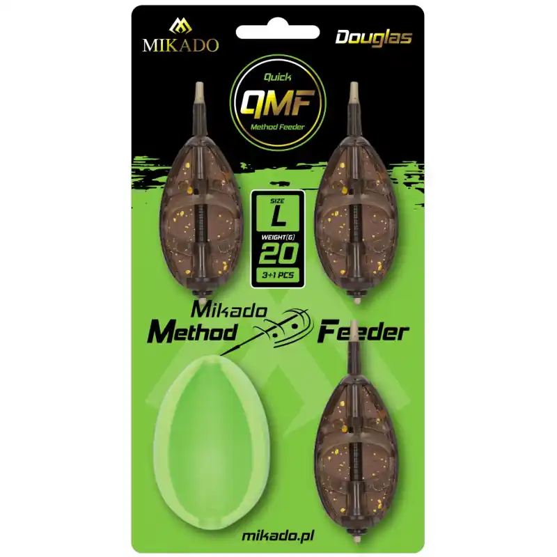 Authentique METHOD FEEDER SHOT QMF SET L – 3x30g + MOULE – MIKADO