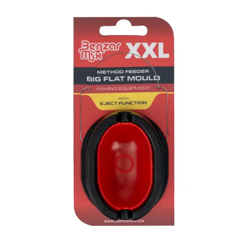 Satisfait Ou Remboursé MOULE METHOD FEEDER "BIG FLAT XXL AVEC FONCTION D‘ÉJECTION" - BENZAR MIX