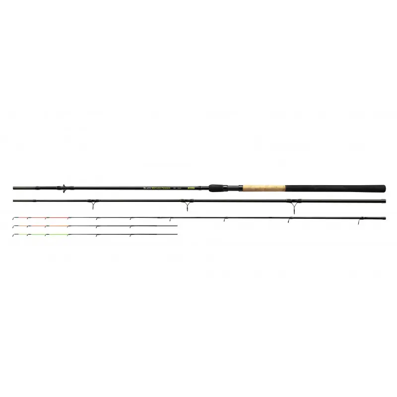 CANNE METHOD FEEDER "BLACK METHOD FEEDER 390XH" - 50-150gr - NEVIS Nouvelle Collection