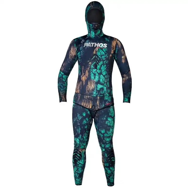 Bon Marché Combinaison de chasse sous marine Pathos Ultra Camu 5 mm